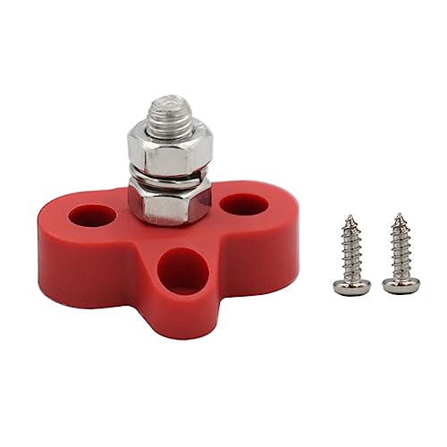 Cabilock Batterieklemme Bootsklemmenblock Klemmenblock Für Marine Anschlusspfosten 48 V Verteilungsblock Autoklemmenblock Sammelschiene Batterieverteilung Messing von Cabilock