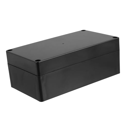 Cabilock Box Kunststoff Netzteil Wasserdichte Box Außengehäuse Für Elektronik Außengehäuse Elektronikgehäuse Außensteckdosenabdeckungen Abs Schwarz von Cabilock
