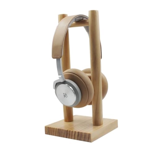 Cabilock Computer-Headset Tischständer Holzständer für Kopfhörer Holzständer für Ohrhörer Kopfhörerständer Headset-Ständer Headset-Aufhänger aus Holz Headset-Halter hölzern von Cabilock