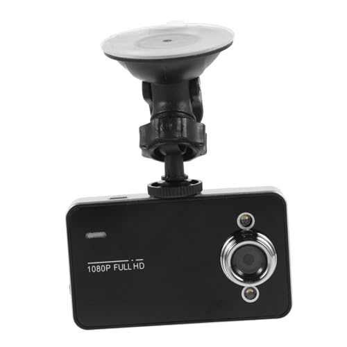Cabilock Drehrekorderkamera Aufnahme Auto Bindestrich Armaturenbrett-Kamera wasserdichte Dashcam Umkehren Armaturenbrett Vorne Dashcam Vorne Und Hinten Kamerawagen Fahrzeug Schwarz Metall von Cabilock
