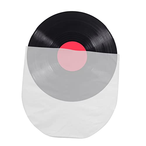 Cabilock Flasche Behälter Außen Rund Schallplatten Kompatibel Schallplatten Untere Abdeckung Hülle Tasche Zur Aufbewahrung Durchsichtiger Schutz Cd Kunststoff Vinyl Statische Größe Tasche von Cabilock