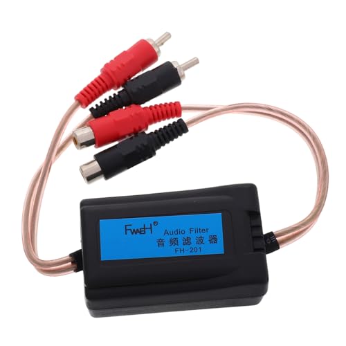 Cabilock Geräuschentferner für Car-Audio Auto Audio Filter Geräuschfilter Auto Lautsprecher Filter Auto Audio System Zubehör Rauschfilter RCA-Erdungsschleifen-Rauschisolator PVC Black Cabilock Geräuschentferner für Car-Audio Auto Audio Filter Geräuschfilter Auto Lautsprecher Filter Auto Audio System Zubehör Rauschfilter RCA-Erdungsschleifen-Rauschisolator PVC Black von Cabilock