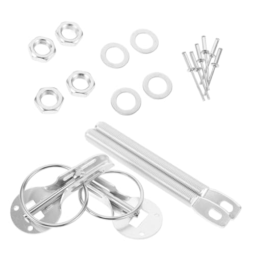 Cabilock Haubenschloss Auto autozubehör Versteckter Motorhaubenverschluss Motorhaubenverriegelung für Rennsportwagen Griff zum Entriegeln der Motorhaube Aluminiumlegierung Silver Cabilock Haubenschloss Auto autozubehör Versteckter Motorhaubenverschluss Motorhaubenverriegelung für Rennsportwagen Griff zum Entriegeln der Motorhaube Aluminiumlegierung Silver von Cabilock