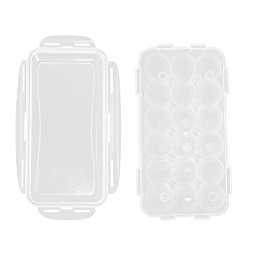 Cabilock Kasten Eierhalter Für Den Kühlschrank Eierbehälter Für Kühlschrank Behälter Mit Deckel Eierhalter-tablett Eierhalter Für Kühlschrank 18 Gitter Schärfer Mehrschichtig Plastik Weiß Cabilock Kasten Eierhalter Für Den Kühlschrank Eierbehälter Für Kühlschrank Behälter Mit Deckel Eierhalter-tablett Eierhalter Für Kühlschrank 18 Gitter Schärfer Mehrschichtig Plastik Weiß von Cabilock