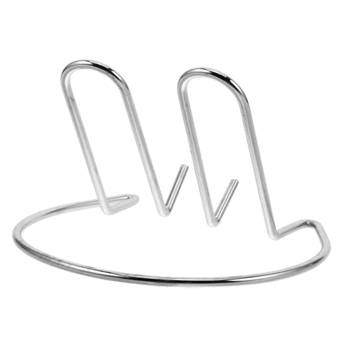Cabilock Kleiner Lautsprecherständer Lautsprecherpultständer Lautsprecherständer aus Metall Monitor-Lautsprecherständer Center-Lautsprecherständer Eisen Silver von Cabilock
