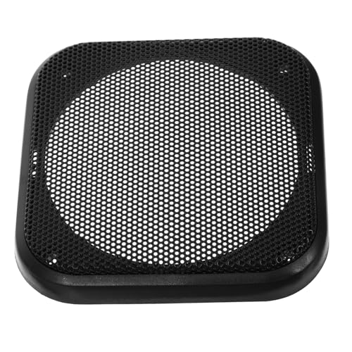 Cabilock Quadrathornnetzabdeckung Lautsprecherabdeckungen Für Autos Lautsprechergitter Lautsprecherschutzabdeckung Sprecher Grill Mesh Grillschutz Subwoofer Kunststoff Black von Cabilock