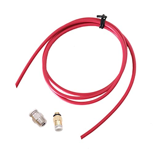 Cabilock Schnelle Kupplung Für Ptfe Rohr Zubehör Rot Einfach Zu Installieren Drehung Langlebig Verbreitet Für Bowden Extruder Anschlüsse von Cabilock