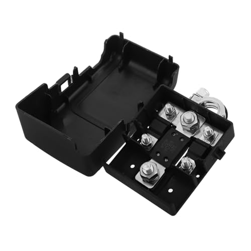 Cabilock Sicherung der Batterieklemmen verbindungsklemme Terminal- -Kit autobatterie Adapter Batterieklemmen-Kfz-Anschlusssatz Batteriepoladapter fürs Auto Metall Black von Cabilock