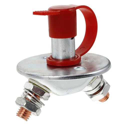 Cabilock Stromausfallschutzschalter Schalter Für Auto Batterie Schnell Abklemmen Batterietrennschalter Ersatzteile Für Wohnmobile Auto Schaltet Plastik Silver von Cabilock