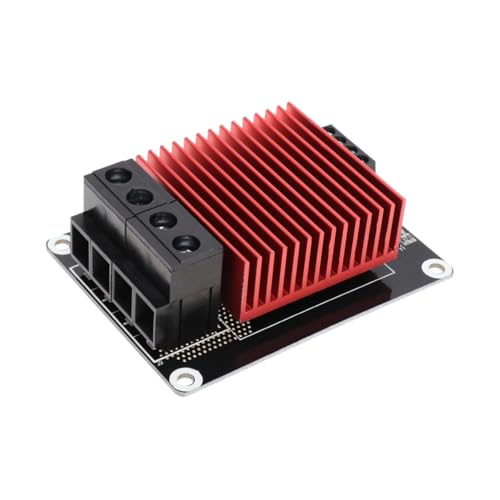 Cabilock Zubehör für den 3D-Druck 3d drucker zubehör Induktion Hitze Montage Heizungsregler Heizbett für 3d drucker Bett für 3D-Drucker Warmbettmodul Heizung für 3d-drucker Bettheizung rot von Cabilock