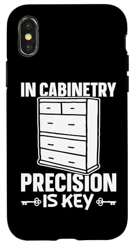 Schrank: Im Schrank, Präzision ist der Schlüssel Hülle für iPhone X/XS Schrank: Im Schrank, Präzision ist der Schlüssel Hülle für iPhone X/XS von Cabinetry Woodworking Designs For Cabinet Maker