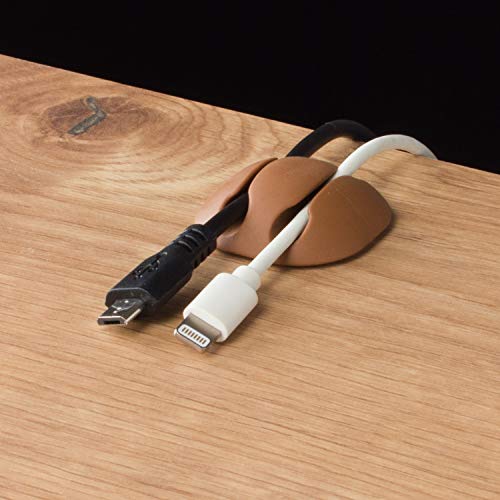 CABLE CANDY - Mixed Beans Set – 6 Stück Kabelhalter, Kabel Organizer, Kabelclips, Kabelführung, Kabelmanagement für Schreibtisch, zu Hause, Büro und Auto. Selbstklebend. Kabel bis 5mm. Grau & Braun CABLE CANDY - Mixed Beans Set – 6 Stück Kabelhalter, Kabel Organizer, Kabelclips, Kabelführung, Kabelmanagement für Schreibtisch, zu Hause, Büro und Auto. Selbstklebend. Kabel bis 5mm. Grau & Braun von Cable Candy