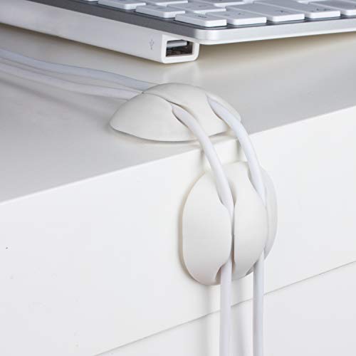 CABLE CANDY – Mixed Beans Set - 6 Stück Kabelhalter Kabel Organizer Kabelclips. Kabelführung Kabelmanagement Zubehör für Schreibtisch, Home Office, Büro und Auto. Selbstklebend Für Kabel bis 5mm. Weiß CABLE CANDY – Mixed Beans Set - 6 Stück Kabelhalter Kabel Organizer Kabelclips. Kabelführung Kabelmanagement Zubehör für Schreibtisch, Home Office, Büro und Auto. Selbstklebend Für Kabel bis 5mm. Weiß von Cable Candy