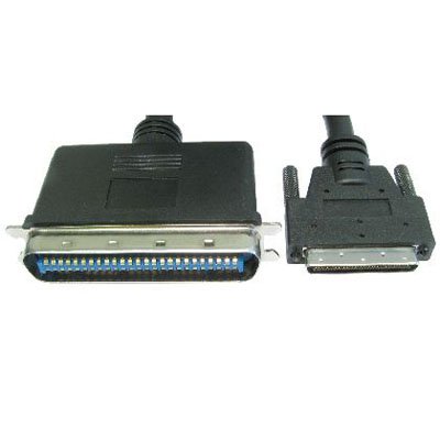 Cable-Core SCSI-Kabel 50 Centronic Stecker auf Ultra 68 Stecker (VHDCI), 1 m von Cable-Core