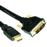 Kabel-Tex HDMI auf DVI Kabel Gold v1.3 Video LCD HDTV Lead 1m von Cable-Core