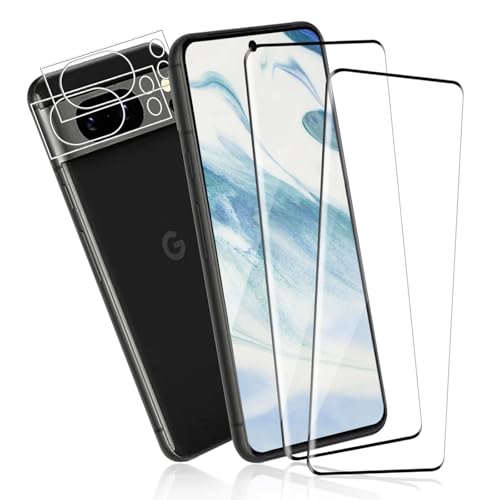 Cable Leader 2+2 Stück Schutzfolie für Panzerglas für Google Pixel 8 Pro 5G, 3D Kante Google Pixel 8 Pro Folie mit Kameraschutz, Kratzfest Anti-Staub HD-Klar Pixel 8 Pro 5G Displayschutzfolie Cable Leader 2+2 Stück Schutzfolie für Panzerglas für Google Pixel 8 Pro 5G, 3D Kante Google Pixel 8 Pro Folie mit Kameraschutz, Kratzfest Anti-Staub HD-Klar Pixel 8 Pro 5G Displayschutzfolie von Cable Leader
