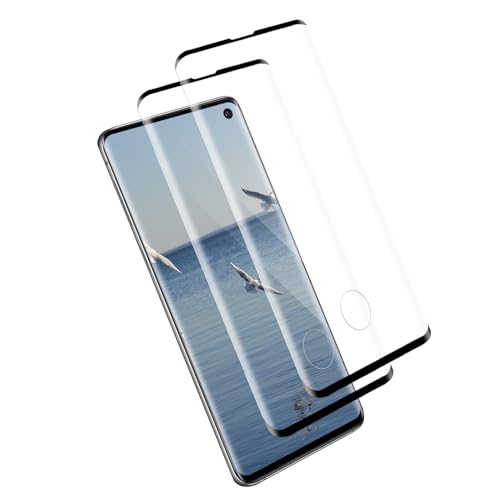 Cable Leader 2 Stück Schutzfolie für Panzerglas für Samsung Galaxy S10, 3D mit Schwarzem Rand Galaxy S10 Schutzglas Folie, Kratzfest Anti-Bläschen Hohe Transparenz Displayschutzfolie für Samsung S10 von Cable Leader