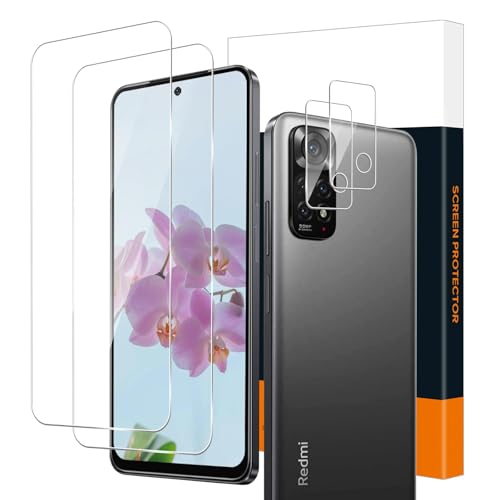 Cable Leader Schutzfolie für Panzerglas für Xiaomi Redmi Note 11 5G, 2+2 Stück Kamera Schutzfolie+9H Härte Schutzglas, Sensitive Touch, 2.5D Kante, HD Klarsicht Redmi Note 11 Displayschutzfolie Cable Leader Schutzfolie für Panzerglas für Xiaomi Redmi Note 11 5G, 2+2 Stück Kamera Schutzfolie+9H Härte Schutzglas, Sensitive Touch, 2.5D Kante, HD Klarsicht Redmi Note 11 Displayschutzfolie von Cable Leader