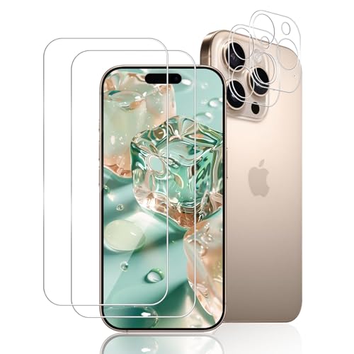 Cable Leader Schutzfolie für Panzerglas für iPhone 16 Pro, 2+2 Stück Premium Hohe Transparenz Kameraschutz, Anti-Kratzen Anti-Bläschen Schutz vor Schmutz iPhone 16 Pro Displayschutzfolie Schutzglas Cable Leader Schutzfolie für Panzerglas für iPhone 16 Pro, 2+2 Stück Premium Hohe Transparenz Kameraschutz, Anti-Kratzen Anti-Bläschen Schutz vor Schmutz iPhone 16 Pro Displayschutzfolie Schutzglas von Cable Leader
