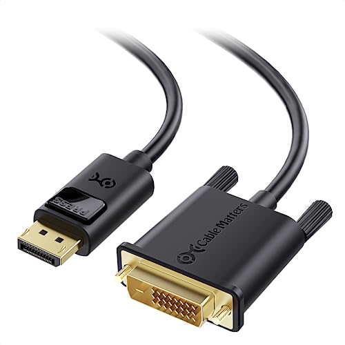 Cable Matters® Gold überzogene Displayport auf DVI Kabel 3m von Cable Matters