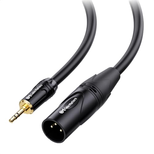 Cable Matters (1/8 Zoll 3,5mm auf XLR Kabel 0,9m (XLR auf 3,5 mm Kabel, XLR auf Klinke 3,5 mm, XLR Stecker auf 3,5mm Stecker Kabel) - 0,9 Meter von Cable Matters