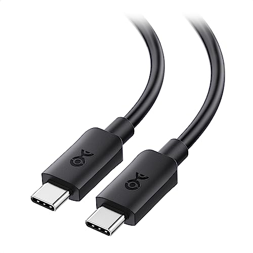 Cable Matters 20Gbps USB C auf USB C Kabel 0,9m (Ladekabel USB C, Schnellladekabel USB C) mit 4K 120Hz / 8K 30Hz Video Auflösung und 240W PD - in Schwarz 0,9 Meter von Cable Matters