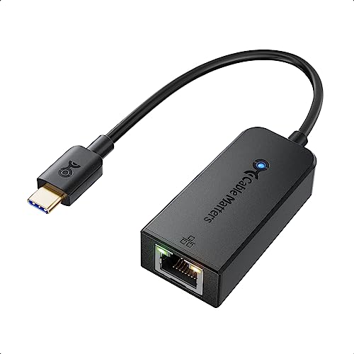 Cable Matters 2er-Pack Plug & Play USB C auf Ethernet Adapter mit PXE, MAC Adress-Clone (Thunderbolt auf Ethernet Adapter, XPS, Surface von Cable Matters