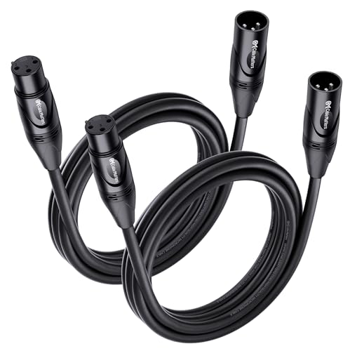 Cable Matters 2er Pack Premium XLR auf XLR Mikrofonkabel 1,8m XLR Kabel, Mikrofon kabel XLR Kabel XLR Kabel von Cable Matters