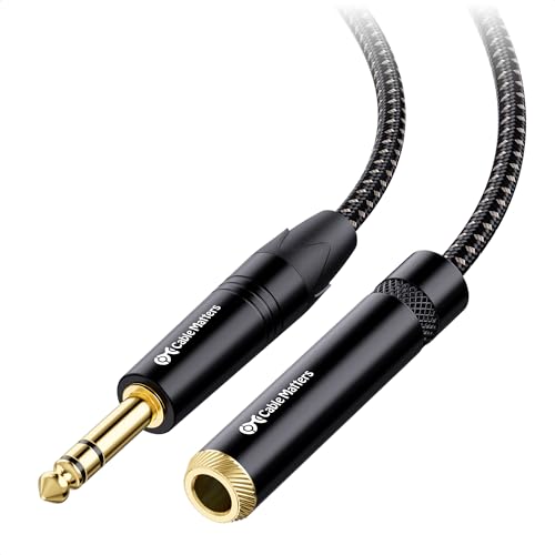 Cable Matters 360cm 1/4" TRS Verlängerungskabel (Klinkenkabel 6,35mm TRS Stecker auf Buchse) - 1/4" Stereo Audio Kinken Verlängerungskabel - 3,6 m von Cable Matters