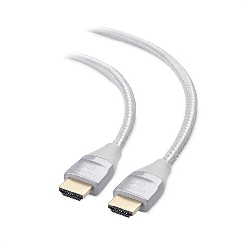 Cable Matters 48-Gbps UHD 8K HDMI Kabel 2m (geflochtenes HDMI Kabel 2.1) mit Metallsteckern für 8K und 4K 120Hz, HDR, und eARC - HDMI Kabel 2 Meter von Cable Matters