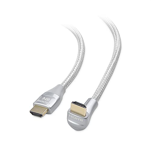 Cable Matters 48Gbps Ultra HD 8K rechtwinkliges HDMI Kabel 2m (HDMI Winkel, 90 Grad HDMI Kabel, HDMI Winkelstecker auf Stecker Kabel) - 2 Meter von Cable Matters