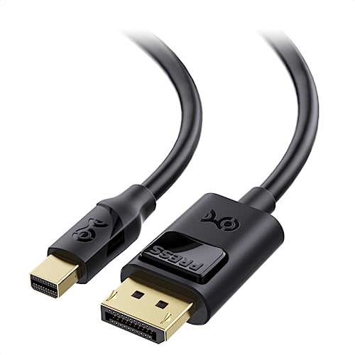 Cable Matters 4K Mini DisplayPort auf DisplayPort Kabel (Mini DP auf DP Kabel, mDP zu DP) für 4K 60Hz, 2K 144Hz in Schwarz 1,8 Meter - Thunderbolt und Thunderbolt 2 Port kompatibel von Cable Matters