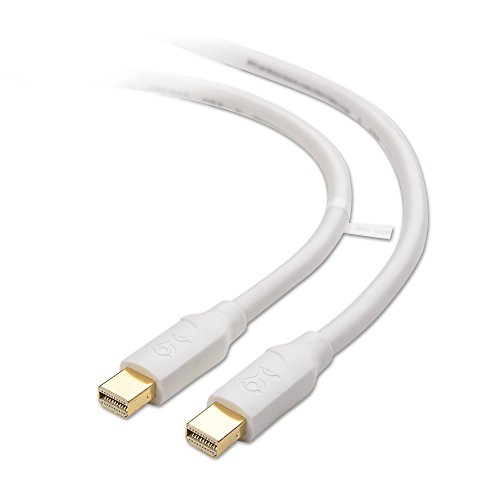 Cable Matters 4K Mini DisplayPort auf Mini DisplayPort Kabel (Mini Display Port, Mini DP Kabel, mDP Kabel) mit 4K 60Hz, 2K 144Hz in Weiß - 2 Meter von Cable Matters