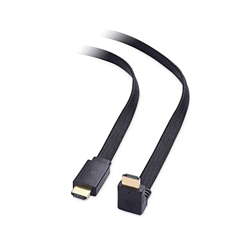 Cable Matters 90-Grad 48Gbps Ultra HD 8K HDMI-Flachkabel mit 8K bei 60 Hz, 4K bei 120 Hz und HDR-Unterstützung für PS5, Xbox Serie X/S, RTX3080 / 3090, RX 6800/6900, Apple TV UVM. – 1,8 m lang von Cable Matters