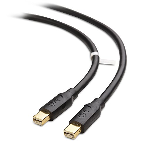 Cable Matters Mini DisplayPort to Mini Display port Kabel (Mini DP Kabel) in Schwarz 2 m - 4K Auflösung fähig von Cable Matters