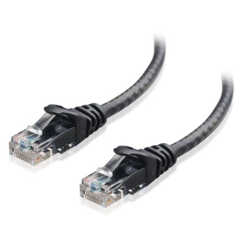Cable Matters Snagless 10 Gigabit Cat 6 Lan Kabel 9m (Cat 6 Ethernet Kabel, Cat 6 Wlan Kabel, Lankabel Cat6) in Schwarz - Netzwerkkabel 9 Meter von Cable Matters