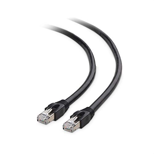 Cable Matters Snagless 10 Gigabit Cat 8 LAN Kabel 3m (Cat 8 Ethernet Kabel, Cat 8 WLAN Kabel, LAN Kabel Cat 8, Lankabel) in Schwarz - Netzwerkkabel 3 Meter von Cable Matters