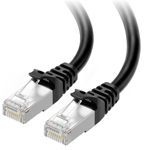 Cable Matters Snagless Long Cat6A (SSTP, SFTP) geschirmtes Ethernet-Kabel in Schwarz 15m von Cable Matters