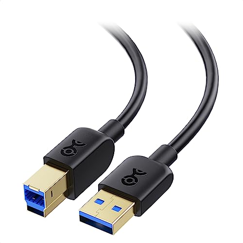 Cable Matters SuperSpeed USB 3.0 Kabel auf Typ B 1,8 m (USB B auf USB A Kabel, USB 3 Kabel auf Typ B, USB A auf USB B Kabel) in Schwarz - 1,8 Meter von Cable Matters