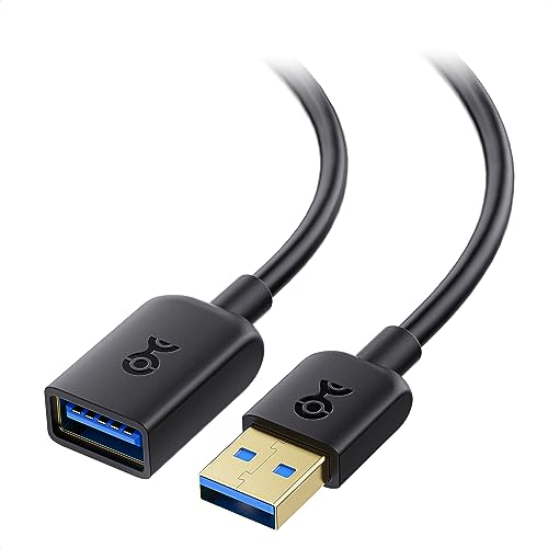 Cable Matters USB 3.0 Verlängerung 3m (USB Verlängerung 3m, USB Kabel Verlängerung, USB Xxtender/USB Extension) in Schwarz - 3 Meter von Cable Matters