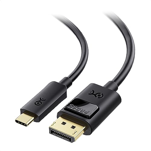 Cable Matters USB C DisplayPort Kabel 8K 60Hz 1,8m (USB C auf DisplayPort Kabel, USB C to Displayport 1.4) mit 4K@120Hz Schwarz - Thunderbolt 3, USB4 kompatibel für MacBook Pro, Dell XPS, Surface Pro von Cable Matters