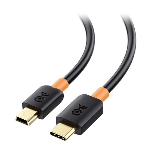 Cable Matters USB C auf Mini USB Kabel (Mini USB auf USB C Kabel) 2 m in Schwarz, USB Mini auf USB C, USB C Mini USB von Cable Matters