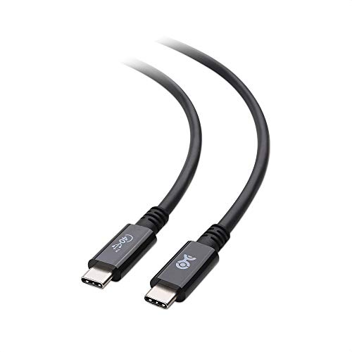Cable Matters [USB-IF zertifiziertes] USB4 Kabel mit 40Gbps Daten, 8K Video und 240W Ladeleistung in 1 Meter - USB 4 Kabel voll kompatibel mit USB C, Thunderbolt 3 und Thunderbolt 4 von Cable Matters