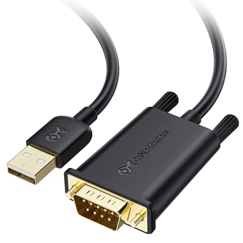 Cable Matters USB Seriell Adapter Kabel (RS232 USB Adapter Kabel, Seriell zu USB, USB zu DB9) 0,9 m, unterstützt Windows 11/10/8/7/Vista/XP, macOS 11.0 oder höher. von Cable Matters