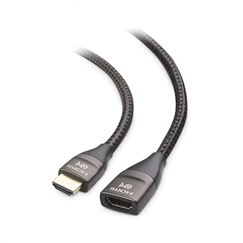 Cable Matters Ultra 8K HDMI-Verlängerungskabel, 48 Gbit/s (HDMI-Stecker/Buchse-Verlängerungskabel/HDMI-Extenderkabel) – 1 m von Cable Matters
