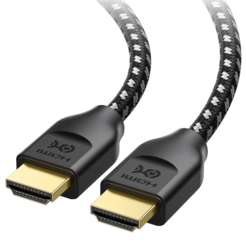 Cable Matters [Ultra-High-Speed-HDMI-zertifiziert] 48Gbps Ultra-HD 8K HDMI Kabel 5m (geflochtenes HDMI 2.1 Kabel) mit 4K 120Hz, HDR und eARC für PS5, Xbox Series X/S, RTX3080/3090, Apple TV und mehr von Cable Matters