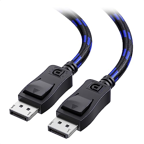 Cable Matters [VESA-zertifizierte] geflochtene 8K DisplayPort 1.4 Kabel 3m (DisplayPort Kabel 1.4, DP Kabel) mit 8K 60Hz, 4K 144Hz, HDR und DSC - 3 Meter von Cable Matters