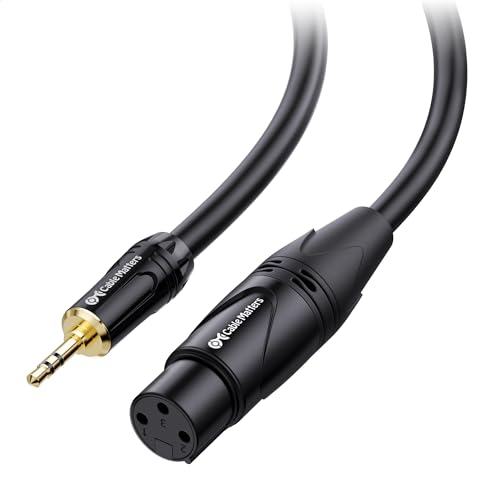 Cable Matters asymmetrisches 3,5mm auf XLR Kabel, 0,9m, Stecker auf Buchse (XLR Female auf klinke 3,5 mm, XLR auf 3,5mm Kabel, XLR auf 1/8 Kabel, 3,5mm auf XLR Kabel) von Cable Matters