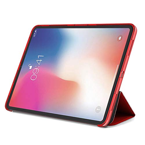 Cable Technologies Stand Case iPad Pro 11 2018 Schutzhülle für Apple iPad Pro 11 Zoll (11,9 cm), Wake-/Sleep-Funktion, automatische Aktivierung des Bildschirms mit Öffnung und Verschluss rot von Cable Technologies
