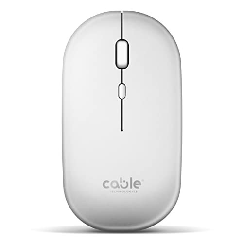 Cable Technologies schnurlose Maus, Zwei-Modi, ergonomische Bluetooth 5.0 Maus, 800/1200/1600dpi Anti-Interferenz, schnurlos aufladbar, Atemberaubendes Design von Cable Technologies